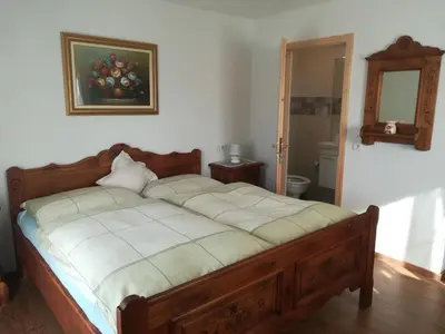 Ein Bett oder Betten in einem Zimmer der Unterkunft Haus Elisabeth