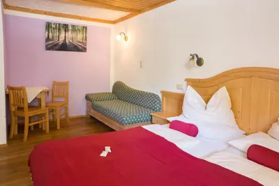Ein Bett oder Betten in einem Zimmer der Unterkunft Bauernhof Kasleitner