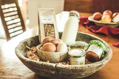 Essen in der Ferienwohnung oder in der Nähe