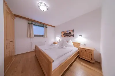 Ein Bett oder Betten in einem Zimmer der Unterkunft Appartement-Edelweiss