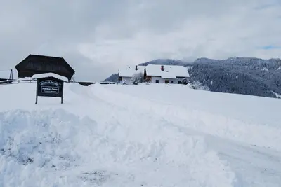 Ferienhaus Gobald im Winter