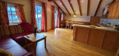 Küche/Küchenzeile in der Unterkunft Schlosserhaus Appartements