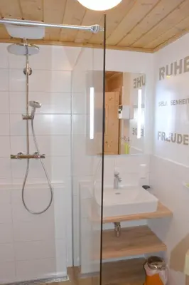 Ein Badezimmer in der Unterkunft Appartement Ramsau, Haus Fichte