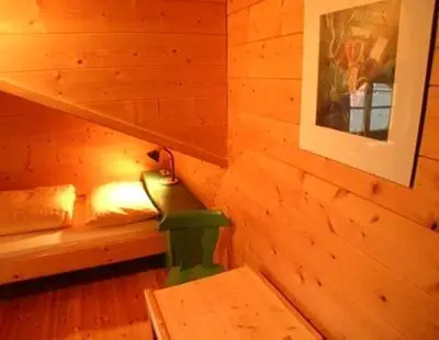 Ein Bett oder Betten in einem Zimmer der Unterkunft Appartement Ramsau, Haus Fichte
