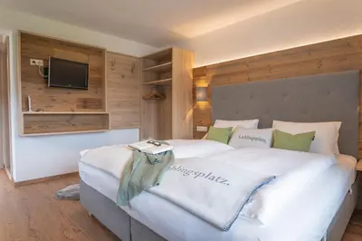 Ein Bett oder Betten in einem Zimmer der Unterkunft Haus Sonnleitner