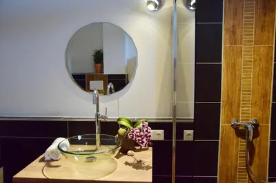 Ein Badezimmer in der Unterkunft Eufonia
