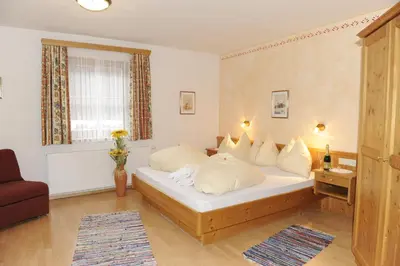 Ein Bett oder Betten in einem Zimmer der Unterkunft Pension Unterhof