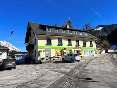 Das Gebäude in dem sich die Ferienwohnung befindet