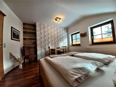 Ein Bett oder Betten in einem Zimmer der Unterkunft Appartement Thunhart Manfred & Doris