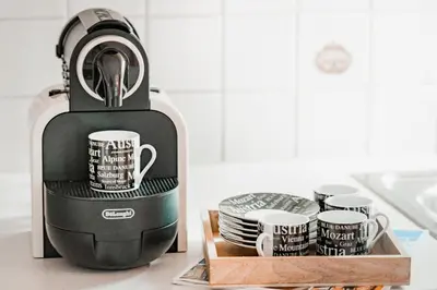 Kaffee-/Teezubehör in der Unterkunft Ferienwohnung Seilbahn