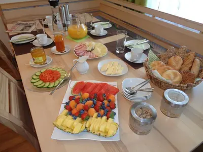 Essen in der Ferienwohnung oder in der Nähe