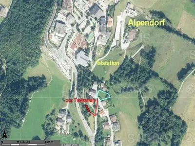 Naturlandschaft in der Nähe des Chalets