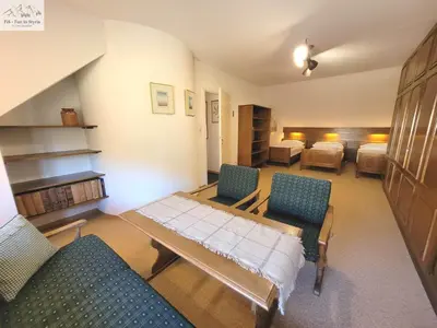Ein Bett oder Betten in einem Zimmer der Unterkunft Wohnung Katalin