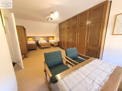 Ein Bett oder Betten in einem Zimmer der Unterkunft Wohnung Katalin