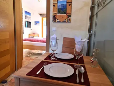 Ein Bett oder Betten in einem Zimmer der Unterkunft Appartement BERGTRÄUME