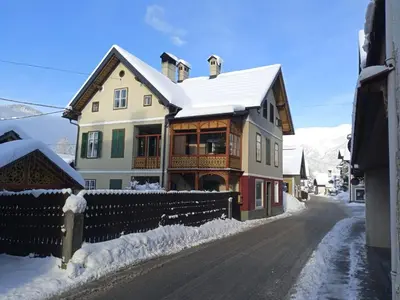 XXL Cosy apartments Villa Goisern, centre with mountain view im Winter