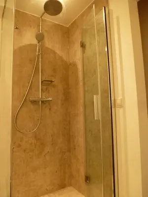 Ein Badezimmer in der Unterkunft Haus am Reiteckweg