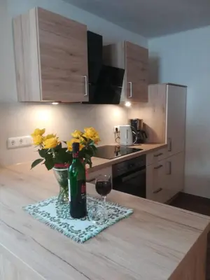 Küche/Küchenzeile in der Unterkunft Ferienhaus Reiter Lotte