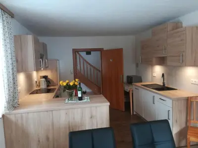 Küche/Küchenzeile in der Unterkunft Ferienhaus Reiter Lotte