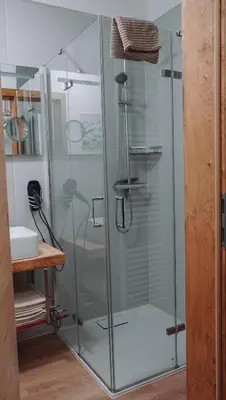 Ein Badezimmer in der Unterkunft Appartement Alpenrauschen