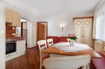 Küche/Küchenzeile in der Unterkunft Aparthotel Dachsteinblick