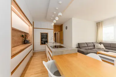 Ein Sitzbereich in der Unterkunft Stadtdomizil Schladming by Schladming-Appartements