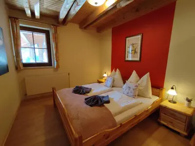 Ein Bett oder Betten in einem Zimmer der Unterkunft Landhaus Seebacher