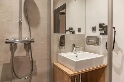 Ein Badezimmer in der Unterkunft Stadtvilla Schladming Boutiquehotel