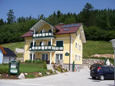 Das Gebäude in dem sich die Ferienwohnung befindet