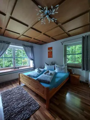 Ein Bett oder Betten in einem Zimmer der Unterkunft Haus Emily