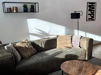 Ein Sitzbereich in der Unterkunft Mabiro Apartment Wagrain