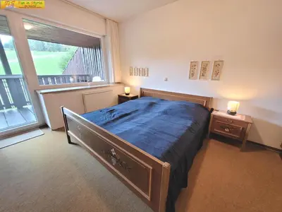 Ein Bett oder Betten in einem Zimmer der Unterkunft Haus Erika