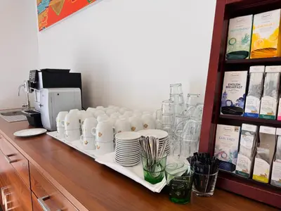 Kaffee-/Teezubehör in der Unterkunft Hotel Spirodom