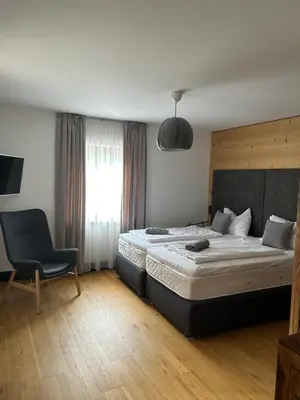 Ein Bett oder Betten in einem Zimmer der Unterkunft Tauernhaus Appartment