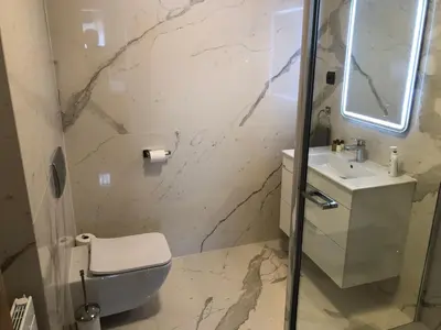 Ein Badezimmer in der Unterkunft Tauernhaus Appartment