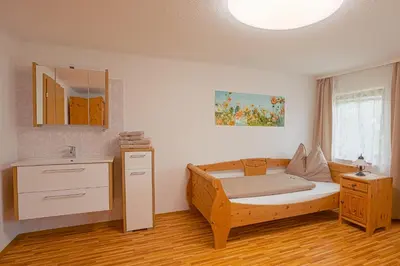 Küche/Küchenzeile in der Unterkunft Urlaub am Ziegenhof 