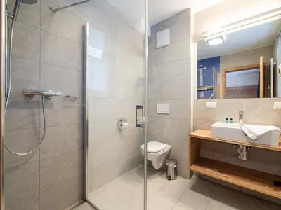 Ein Badezimmer in der Unterkunft Chalet in Mauterndorf near Ski Lift