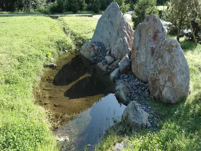 Naturlandschaft in der Nähe des Ferienhauses
