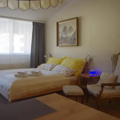 Ein Bett oder Betten in einem Zimmer der Unterkunft Ferienwohnung Klein&Fein