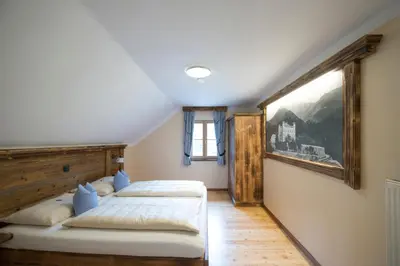 Ein Bett oder Betten in einem Zimmer der Unterkunft Landgasthof & Restaurant Batzenhäusl