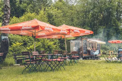Ein Garten an der Unterkunft Landgasthof & Restaurant Batzenhäusl