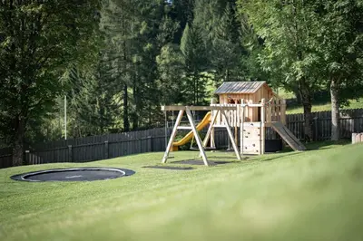 Ein Kinderspielbereich in der Unterkunft Residenz zur Hackenschmiede