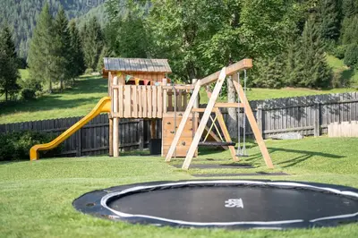 Ein Kinderspielbereich in der Unterkunft Residenz zur Hackenschmiede