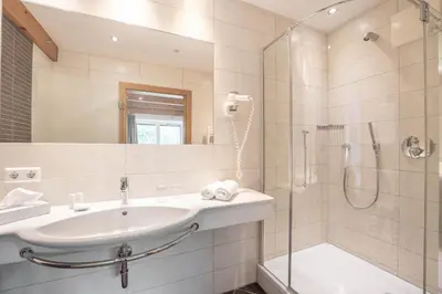 Ein Badezimmer in der Unterkunft Residenz zur Hackenschmiede