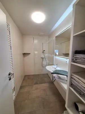 Ein Badezimmer in der Unterkunft Lärchenreith Appartement