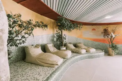 Ein Bett oder Betten in einem Zimmer der Unterkunft Hotel Montana