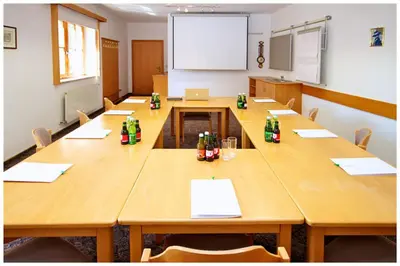 Der Geschäftsbereich oder Konferenzraum in der Unterkunft Hotel die Traube