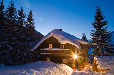 Seebachhaus im Winter
