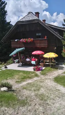 Ein Garten an der Unterkunft Seebachhaus