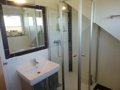 Ein Badezimmer in der Unterkunft Bauernhof Strumegg